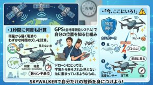 ドローンGPS位置情報