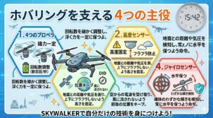 ホバリングを支える４つの主役