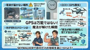 ドローンGPSが切れたとき