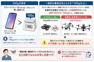 ドローン100gの比較