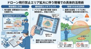 小型無人機等飛行禁止法 現場違反回避術