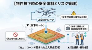 物件投下時の安全体制とリスク管理