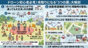 ドローン操縦の命取りになる罠