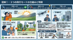 3つの飛行モードの仕組みと特徴