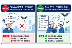 ドローン飛行チェックリスト